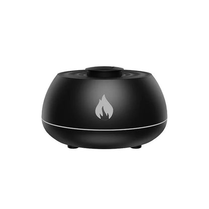 Aromatherapy Mist Humidifier with Flame-like Lighting Effects, USB-Powered Relaxation Device for Home