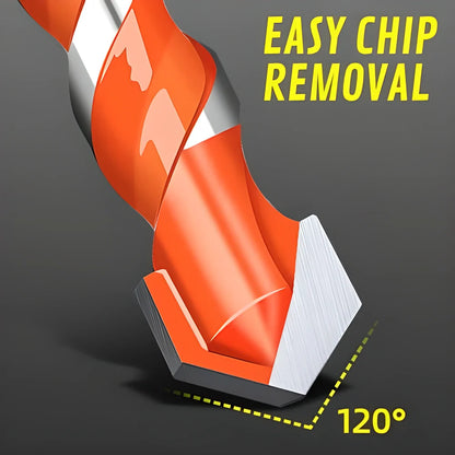 Premium Multi-Functional Tungsten & Carbide Drill Bits - Versatile Set for Drilling Through Steel, Concrete, Brick, Glass, and More