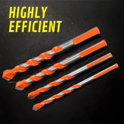 Premium Multi-Functional Tungsten & Carbide Drill Bits - Versatile Set for Drilling Through Steel, Concrete, Brick, Glass, and More