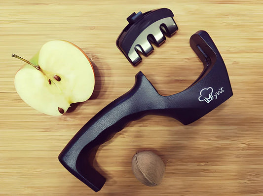 Premium 3-Stage Knife Sharpener with Specialized Sharpening Slots for Steel and Ceramic Knives