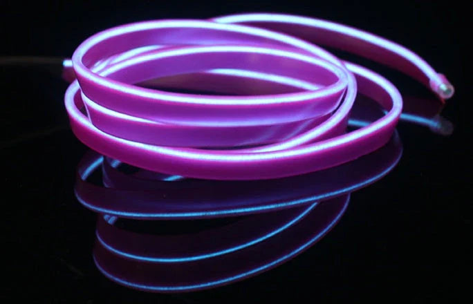 Flexible and water-resistant LED light strips in various vibrant colours, ideal for decorating cars, bicycles, and parties