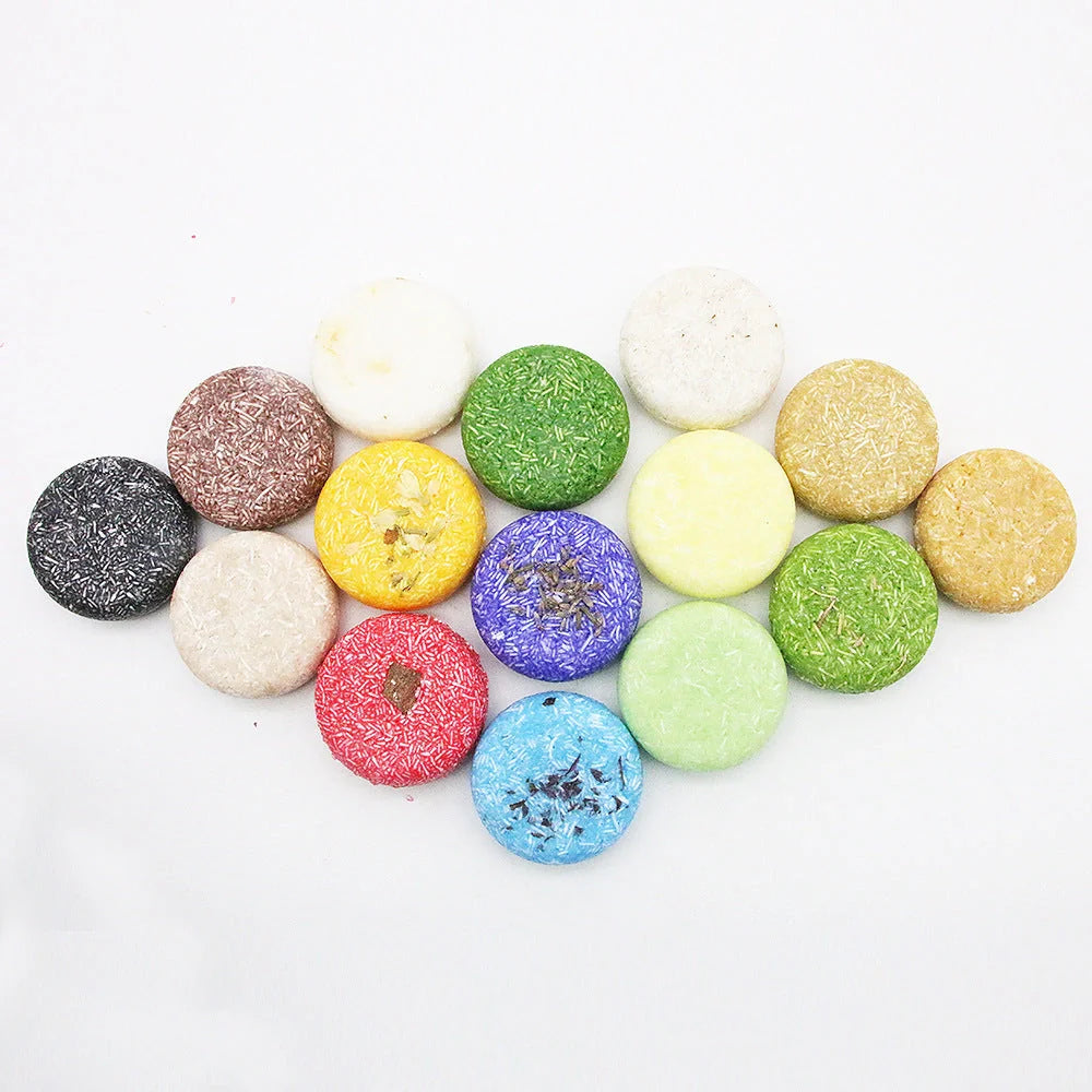 Natural Plant Shampoo Bar with essential oils for healthy hair care