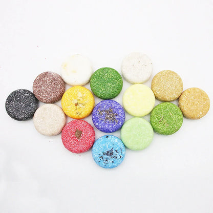 Natural Plant Shampoo Bar with essential oils for healthy hair care