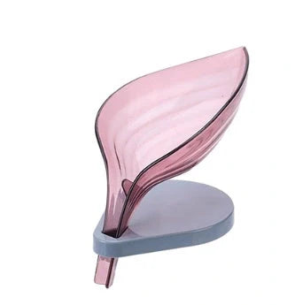 ABS suction cup soap holder and sponge drain box in various colours for kitchen organisation
