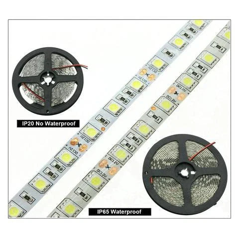 Stunning 60-Bead LED Light Strips with Waterproof Epoxy Coating for Versatile Illumination