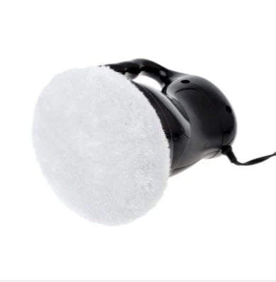 A high-quality car polishing machine with a thick power cord, ergonomic design, and sturdy ABS construction for a showroom-worthy shine.