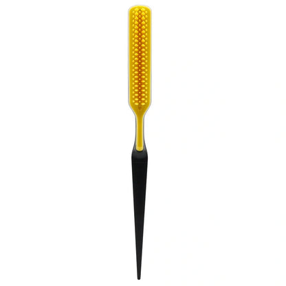 Fluffy shaped styling comb in vibrant colours for gentle hair detangling