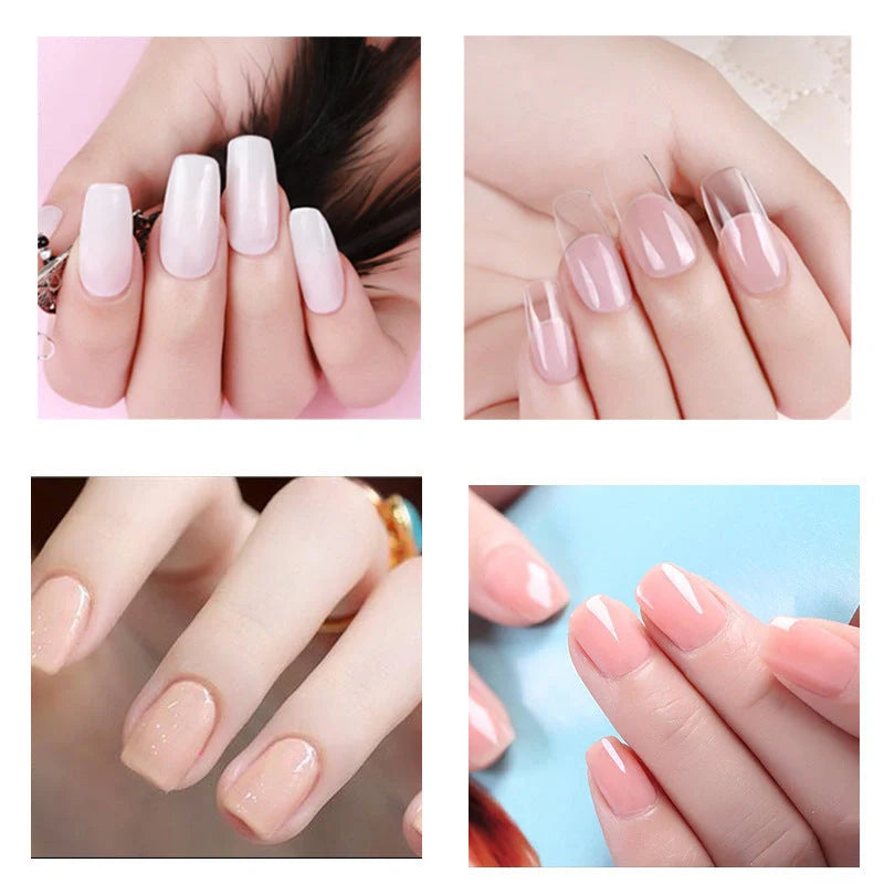 DIY Nail Art Polish Kit with various colours and tools for creative manicures at home