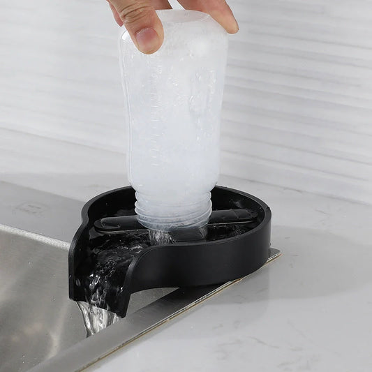 Stainless steel cup washer for home bar counter with electroplated surface
