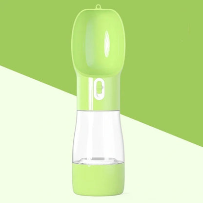 Traveling Out Portable Dog Water Dispenser with food and water compartments