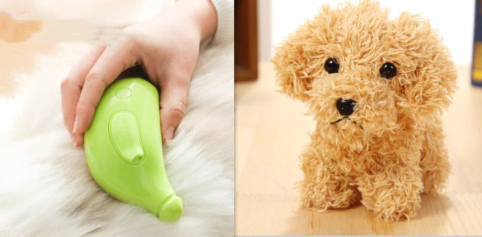 3-in-1 Pet Grooming Brush with Steamy Massage, Effective Hair Removal, and Relaxing Grooming Experience for Cats and Dogs