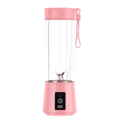 Portable electric juicer with stainless steel blade in various colours