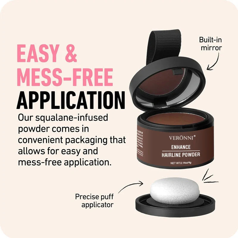 14 Colour Hair Line Powder for instant waterproof coverage and natural look