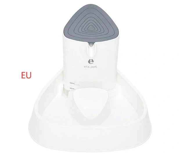 1.5L automatic pet water fountain with LED light and 4-layer filter