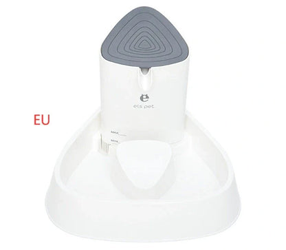 1.5L automatic pet water fountain with LED light and 4-layer filter