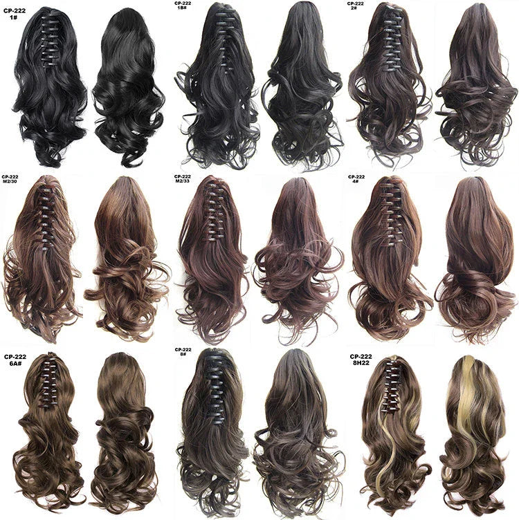 Stylish and realistic-looking hair extension ponytail wrap for versatile hairstyle upgrade