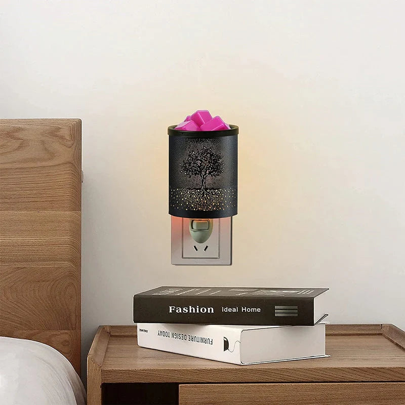 Metal Wall-Plug Wax Melt Warmer in various elegant patterns