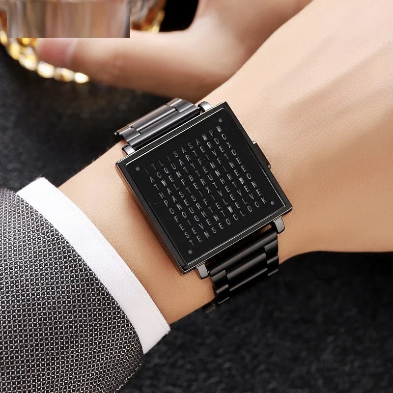 Rugged military-style wristwatch with stainless steel case and luminous hands for men and women in the UK