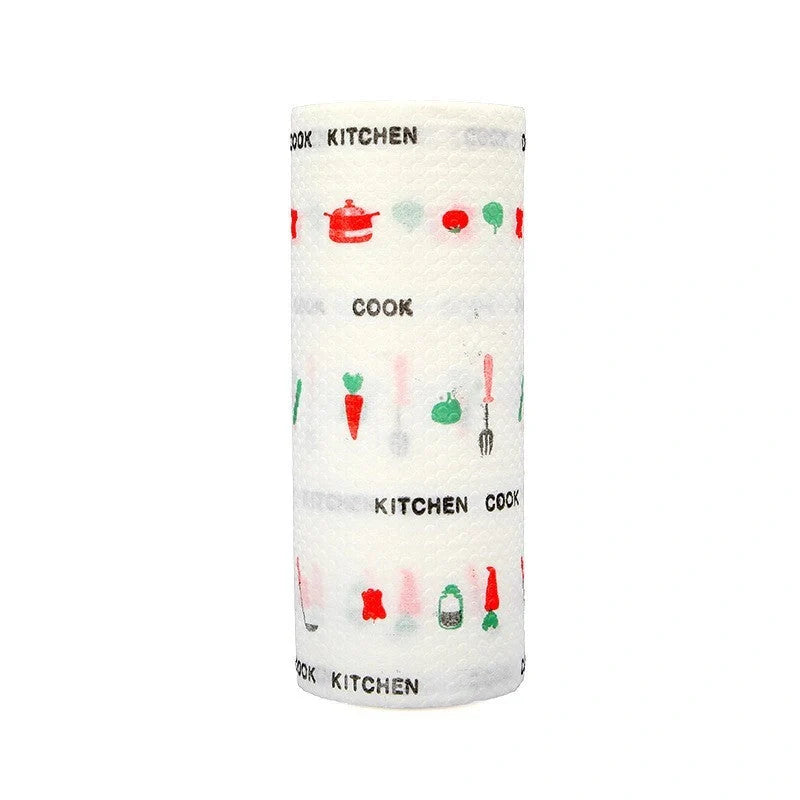 Disposable Non-Woven Rag in various colors, showing absorbency and durability