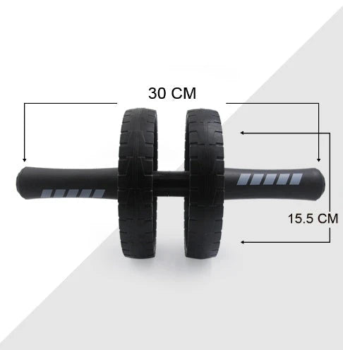 Premium abdominal wheel roller with supportive exercise mat, designed for an effective and challenging core workout experience.