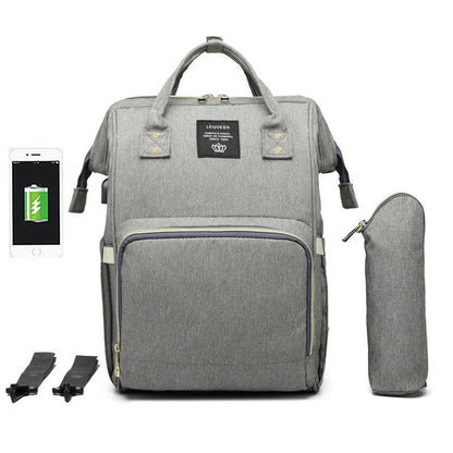 Stylish Mummy Bag - Multifunctional Large Capacity Organiser for Busy Parents in various colours and styles