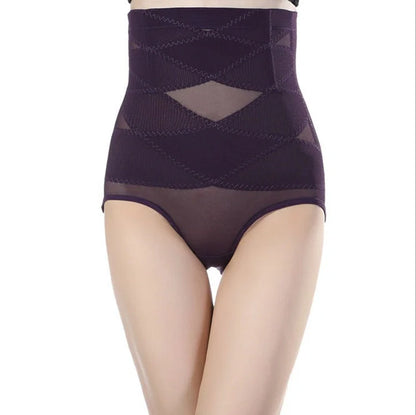 Premium high-waist postpartum shaping pants in black, beige, and multi-color options