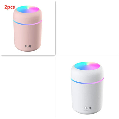 Mini USB Humidifier with Soothing Mist, Quiet Operation, and Automatic Shut-Off for Bedrooms
