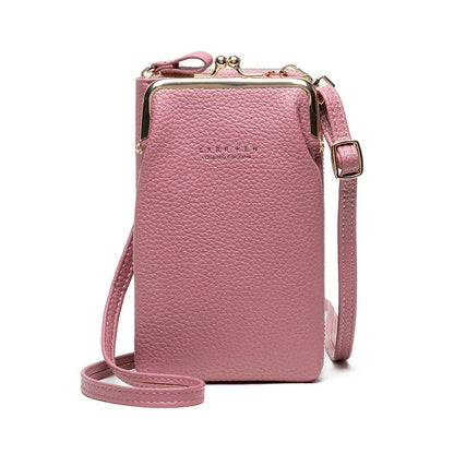 Stylish PU leather shoulder bag featuring a lychee pattern design in a range of vibrant colours