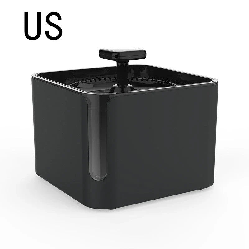 Energy-Efficient 3L USB Automatic Pet Feeder and Water Fountain with 360-degree Circulating Filtration and Automatic Power-Off Feature