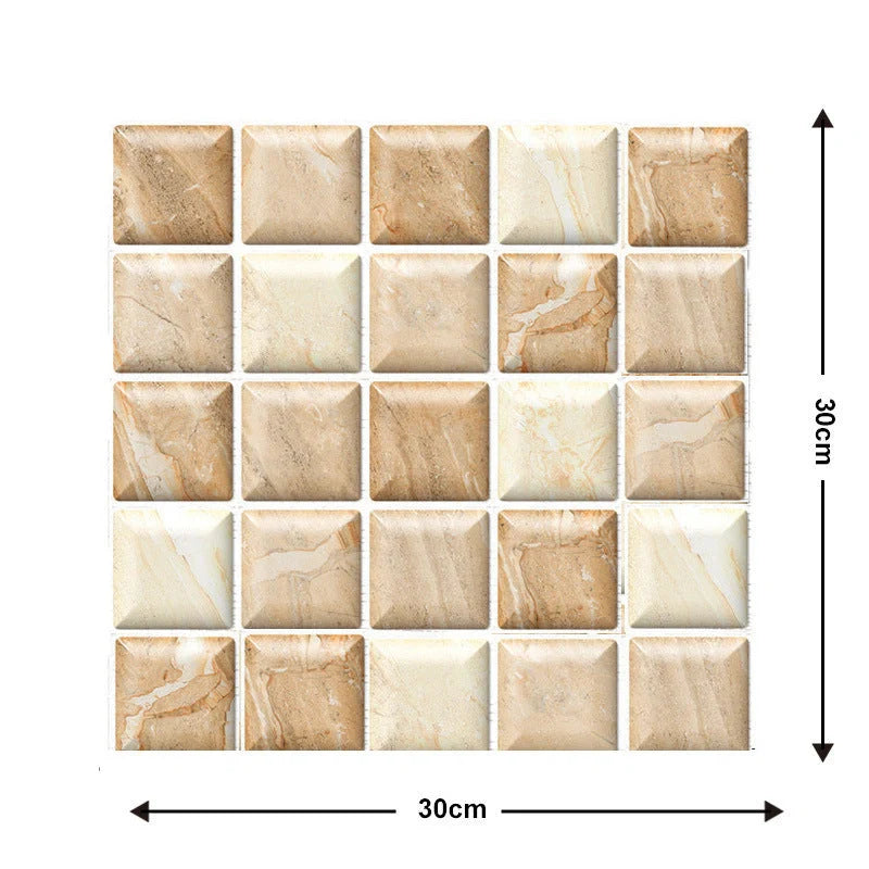 Brick texture self-adhesive wallpaper for moisture-proof home decoration