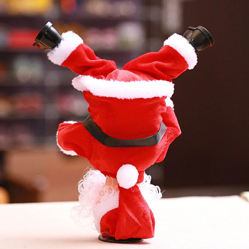 Electric Music Santa Claus Toy with interactive technology sense lamp, perfect for holiday gifting