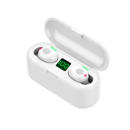Wireless Bluetooth headphones with noise-cancelling technology and deep bass for an immersive audio experience