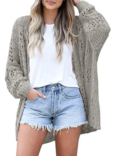 Lightweight loose cardigan sweater in various colours, perfect for stylish layering