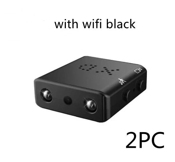 Compact 1080p full HD infrared night vision hidden micro camera for home, business, and vehicle security surveillance