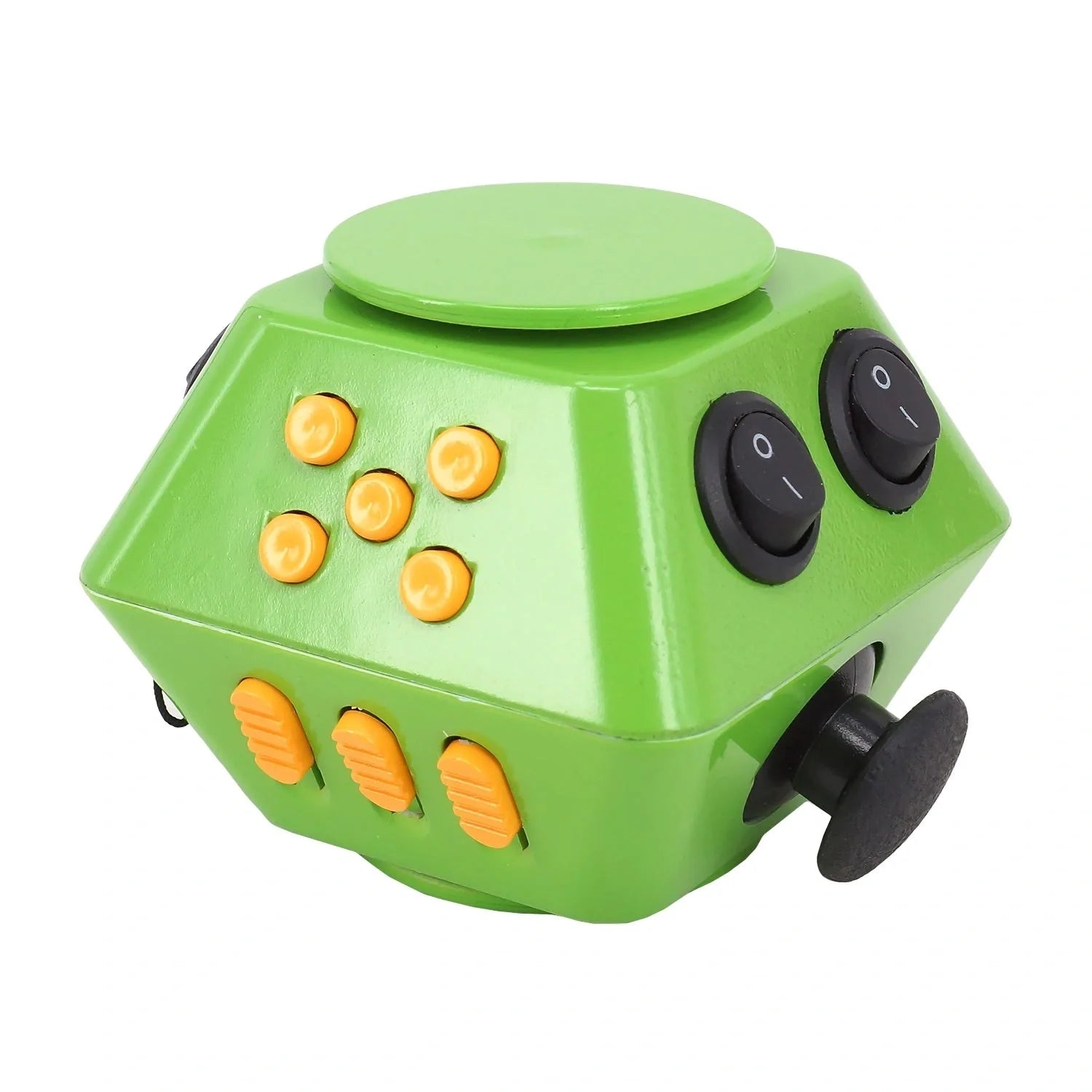 Ten-sided Spinner Cube in various colours for stress relief