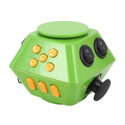 Ten-sided Spinner Cube in various colours for stress relief