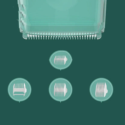 Cordless electric baby hair clipper with suction function for safe, mess-free haircuts