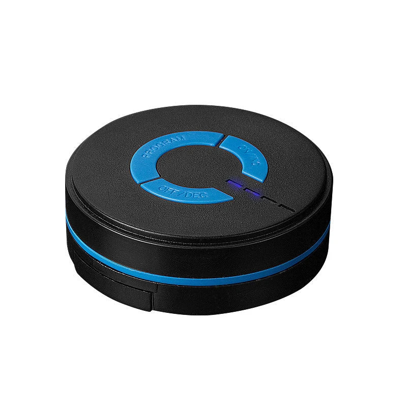 Compact rechargeable electric massager for relieving neck and shoulder tension