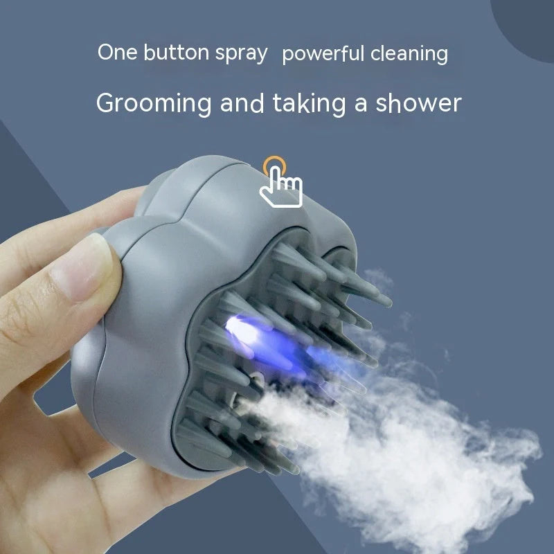 Pet Steam Hair Removal Comb with UV sterilisation and massage function