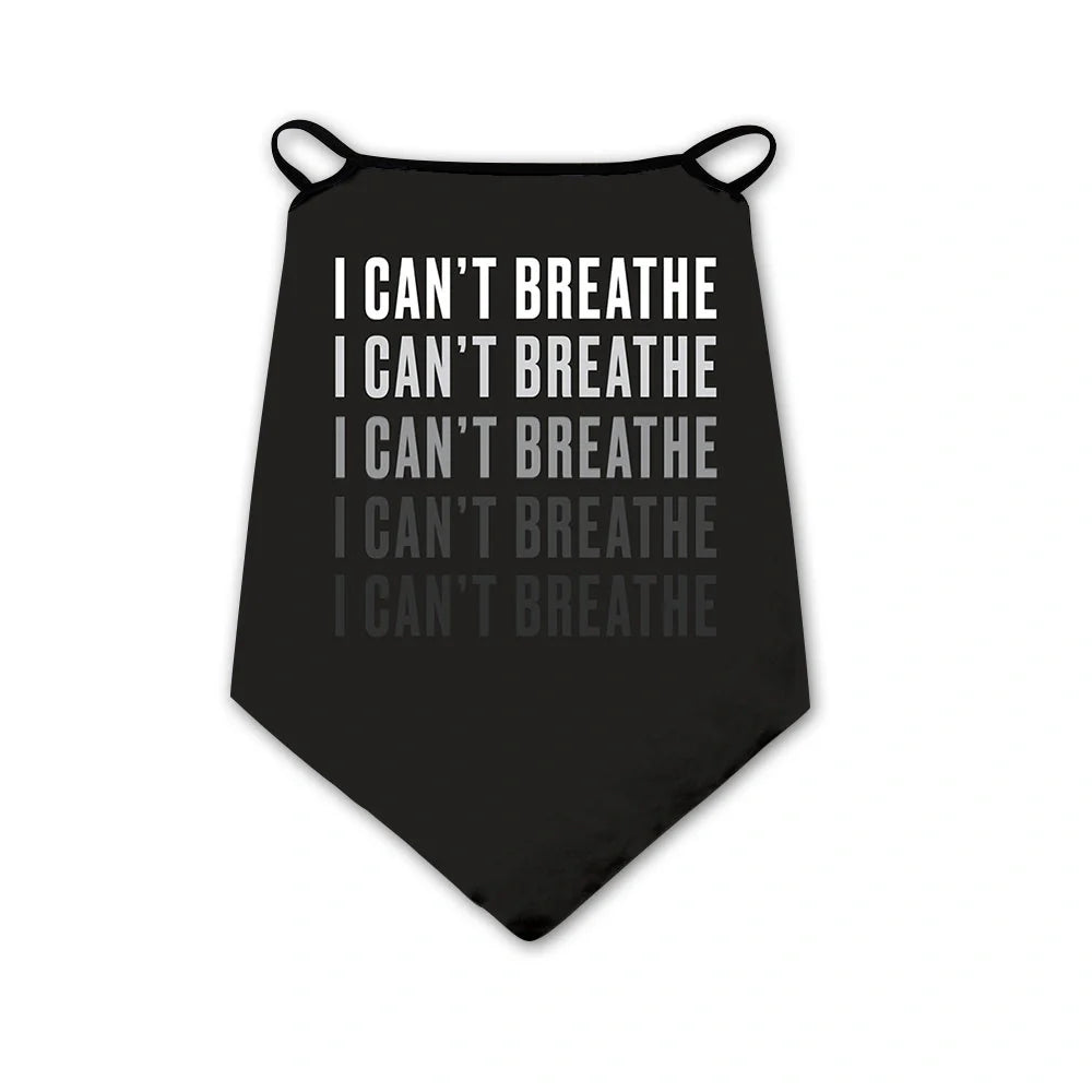I can't breathe scarf - lightweight polyester accessory for all seasons