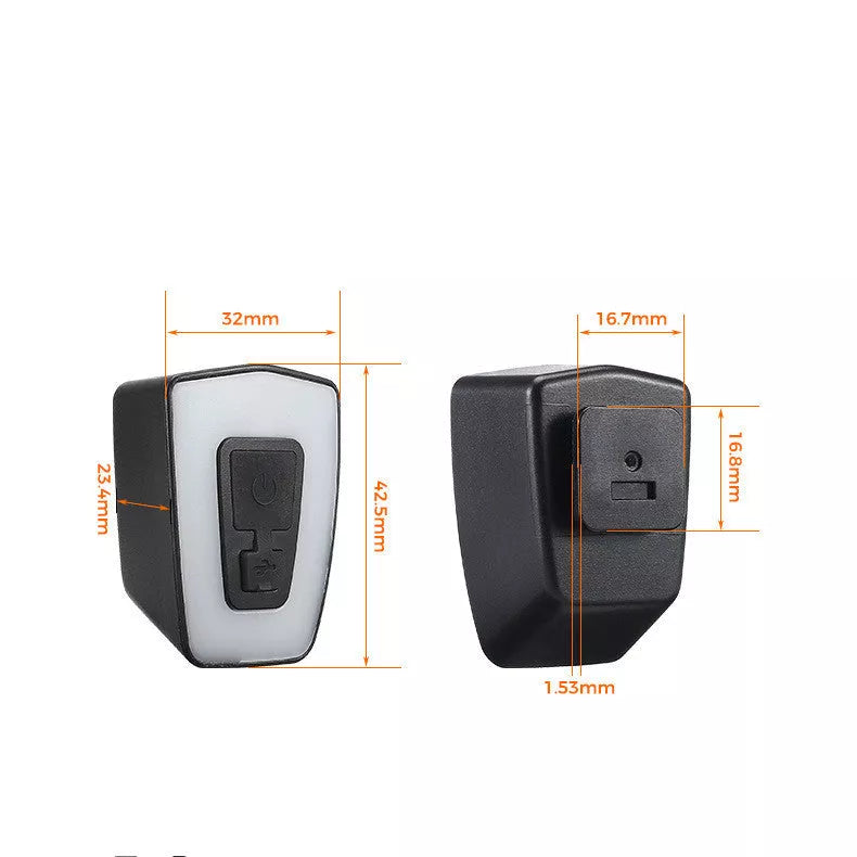 USB rechargeable bicycle taillight with three lighting modes