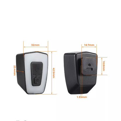 USB rechargeable bicycle taillight with three lighting modes