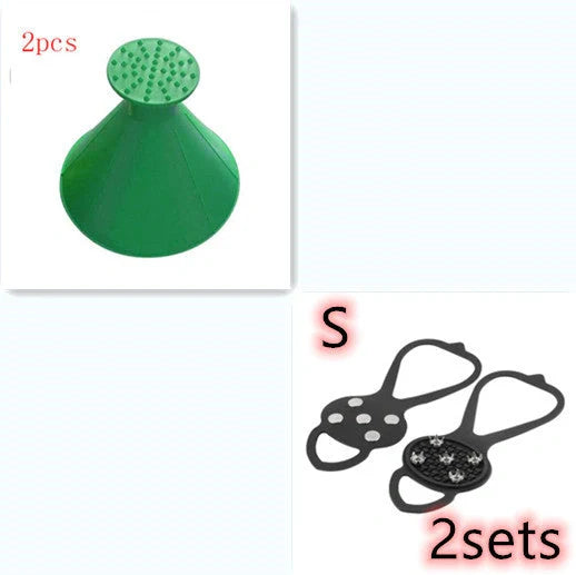 Silicone Climbing Non-Slip Shoe Grip for icy and snowy conditions