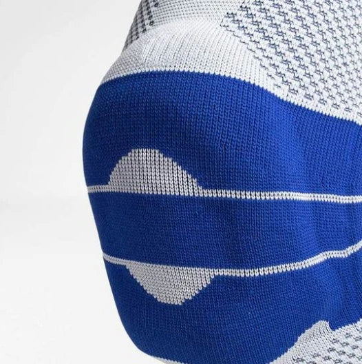 Protective Sports Knee Sleeves for Running and Fitness made of durable nylon material with adjustable strap for customized fit
