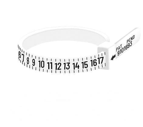 Premium Ring Sizer Tool for accurate finger measurements in white and black