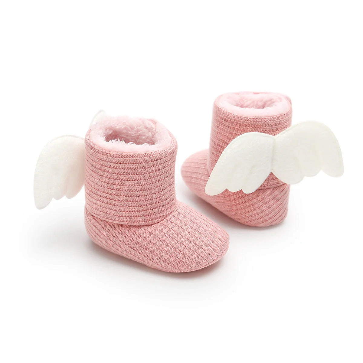 Winter Warm Small Wing High Boots for babies in soft cotton, available in multiple colours and sizes.