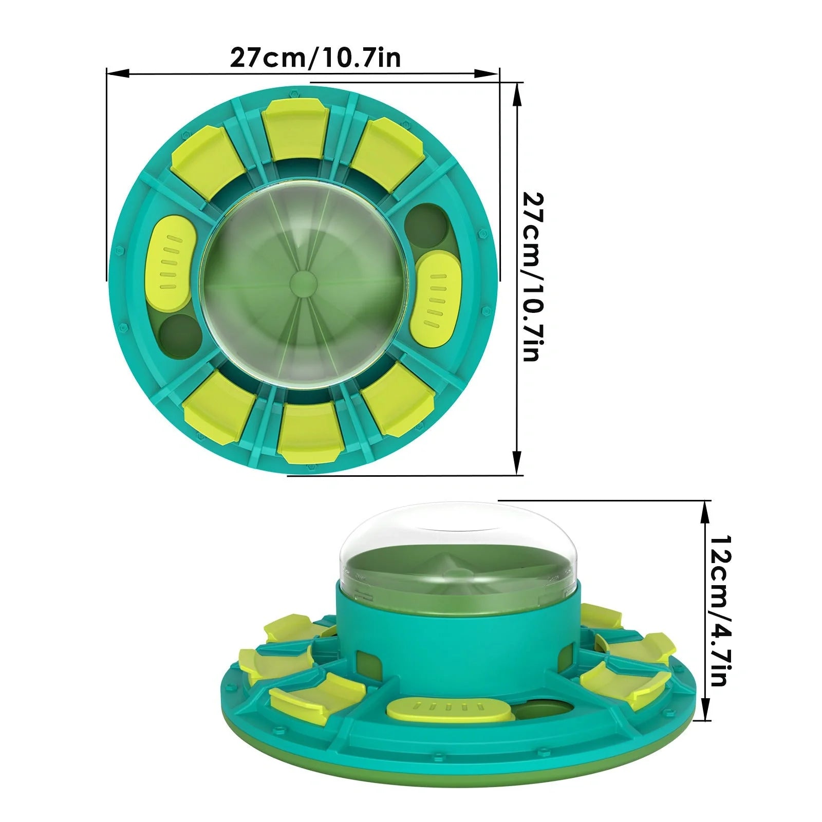 Interactive dog puzzle toy for IQ improvement and slow feeding