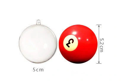 Eco-friendly PS plastic decorative hanging balls for festive and creative decorations