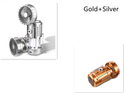 Solar Electric Fan with Waterproof Panel for Outdoor Camping