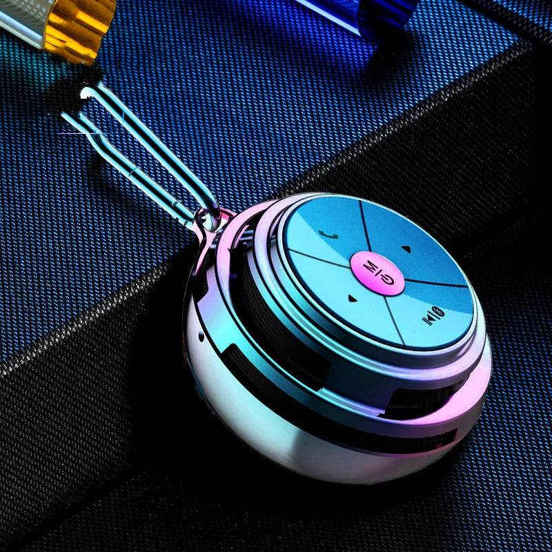 Premium portable Bluetooth speaker with advanced audio processing, durable design, and long-lasting battery life